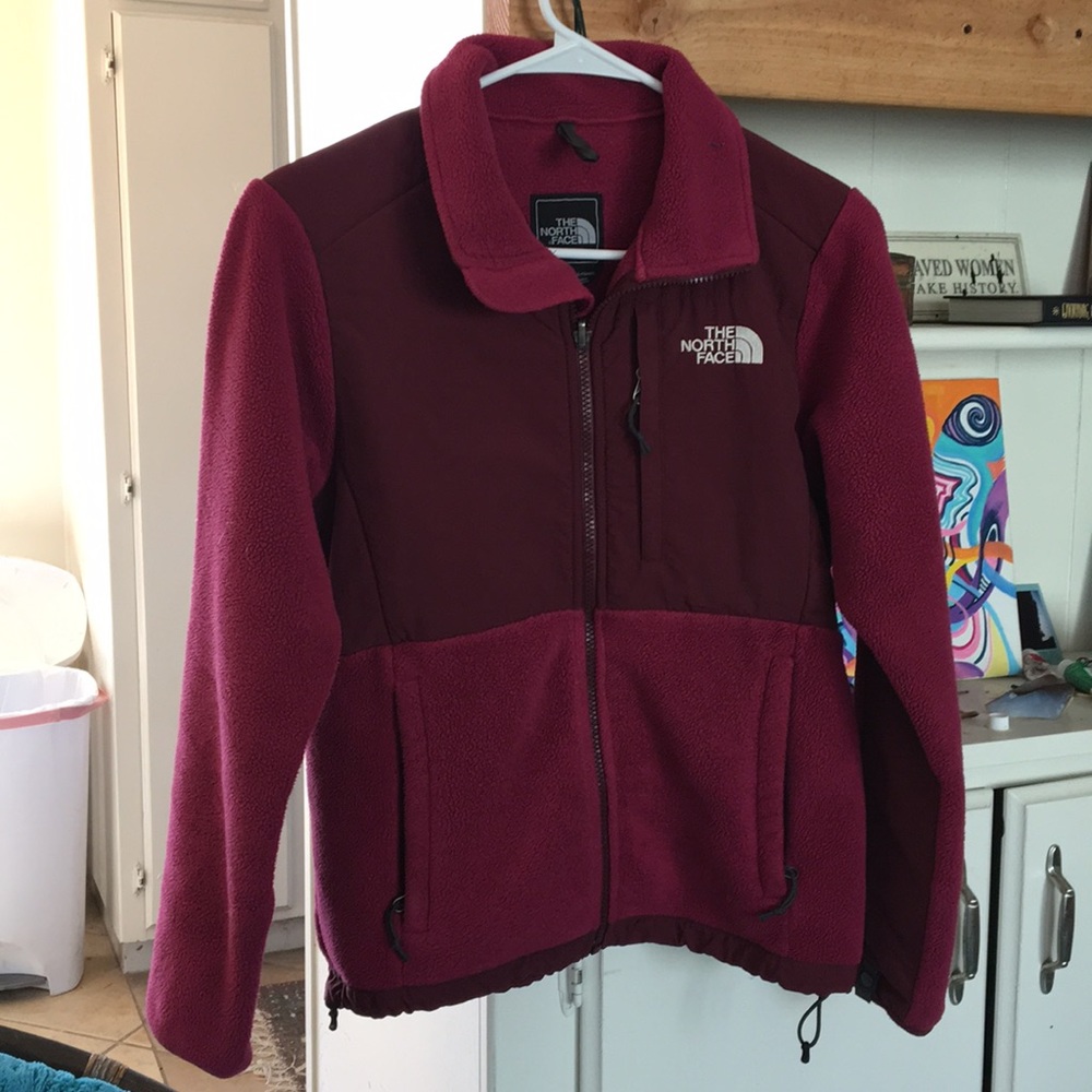 Maroon North Face Jacket